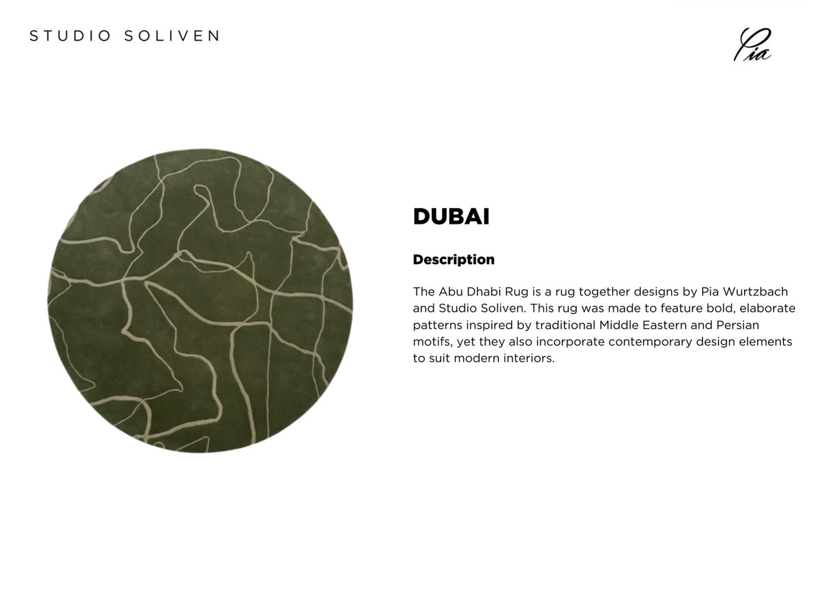 Dubái en una pradera cubierta de musgo