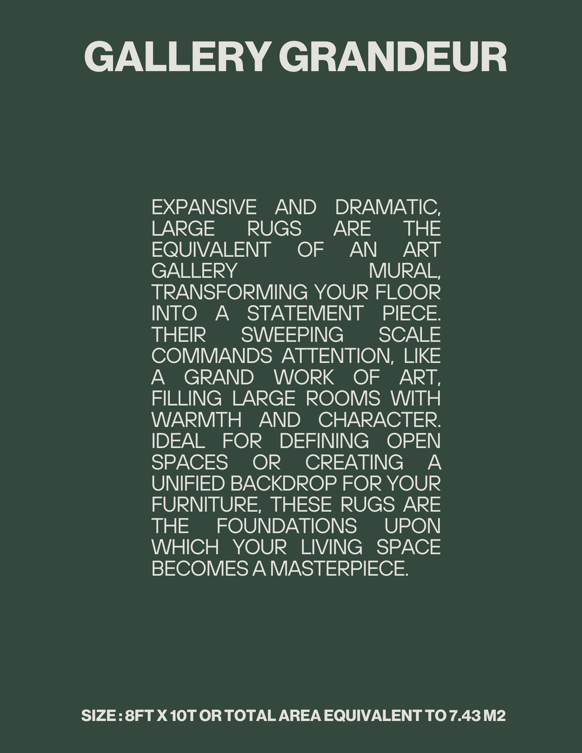 La alfombra a medida