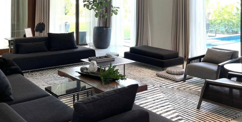 Bespoke rug for private residence